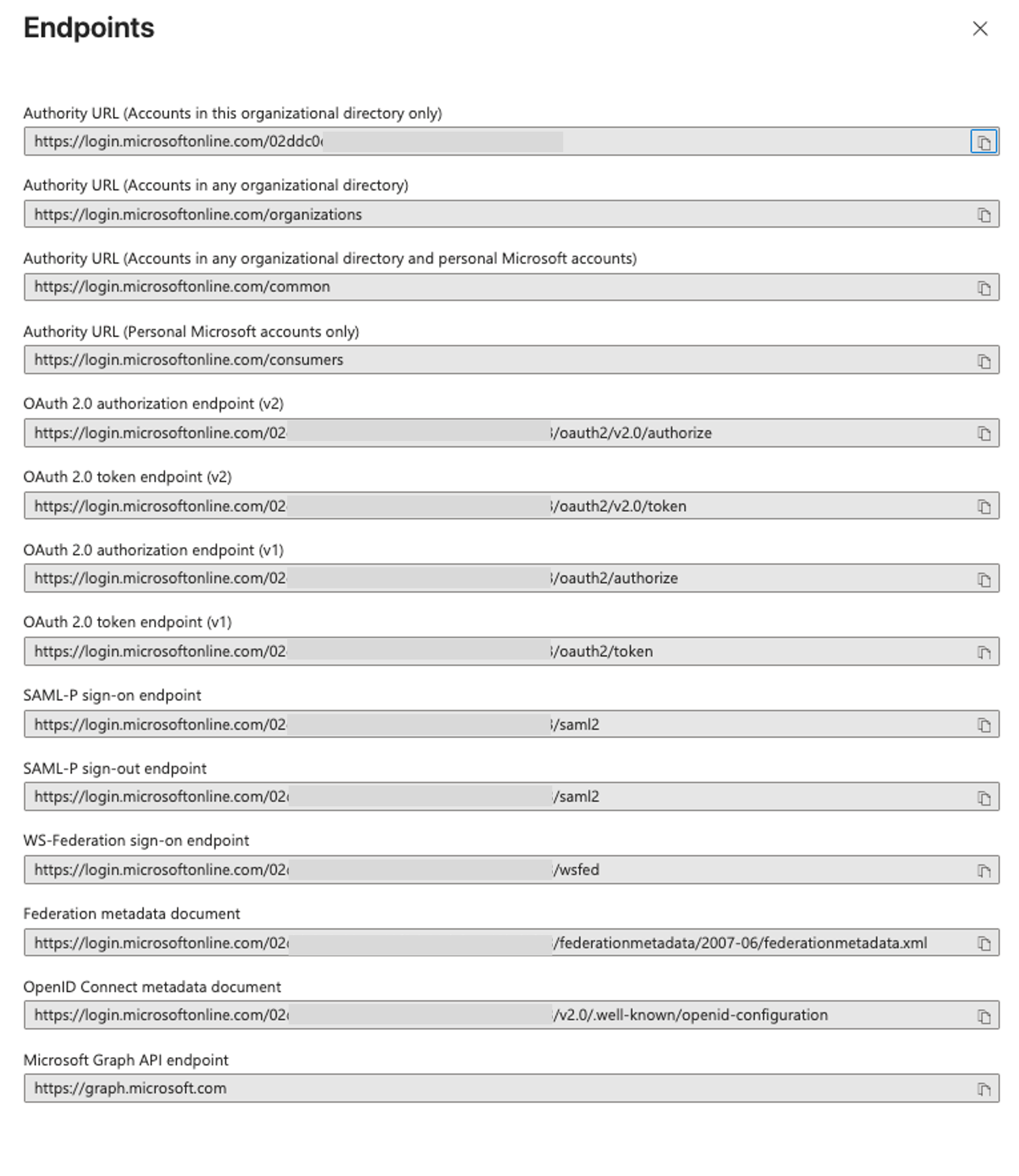 Endpoints