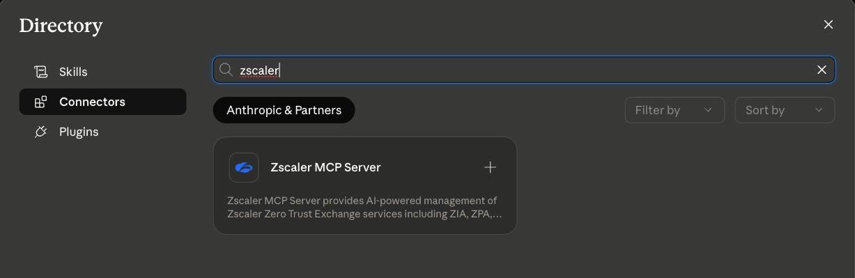 Directory search for Zscaler MCP Server